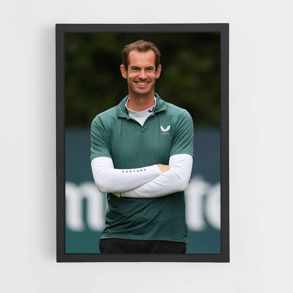 Poster Andy en Action – affiche Tennis (vue 2)